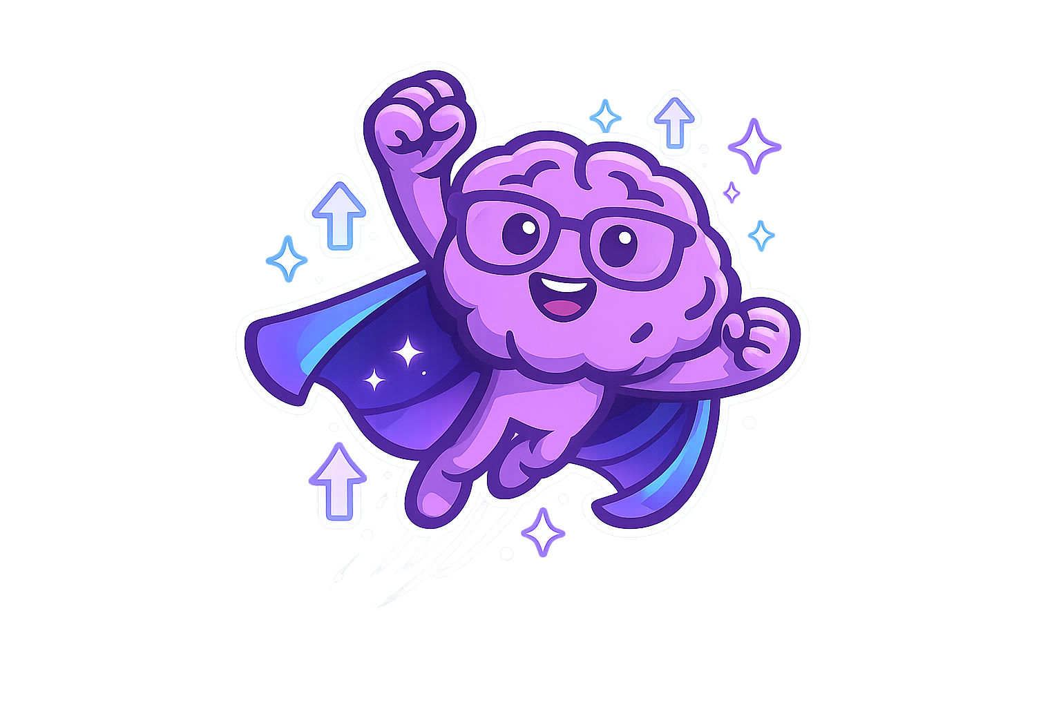 CRAMMIT mascot - a friendly brain character ready to help you learn